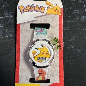 Accutime Kids Pokemon Digital LCD Quartz Watch for Toddlers, Boys, Girls